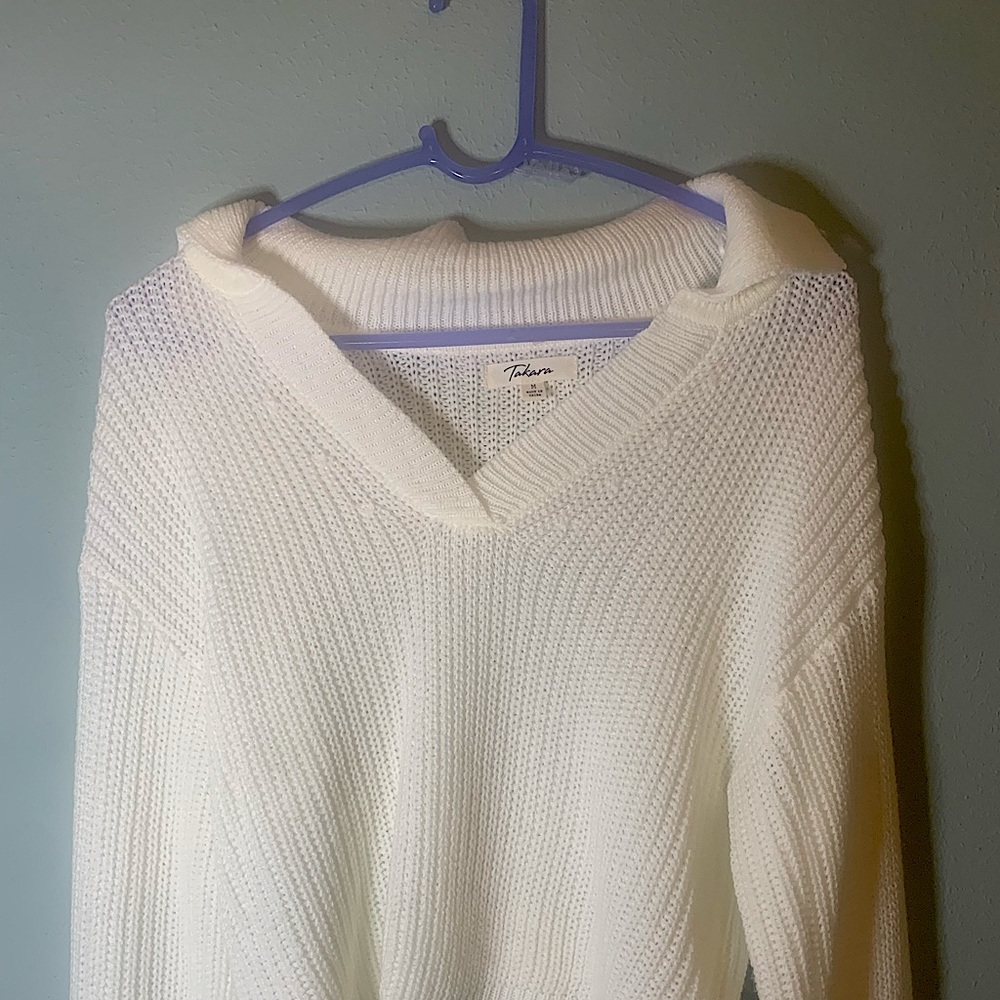 Soft Oversized Collared Sweatshirt (Takara)